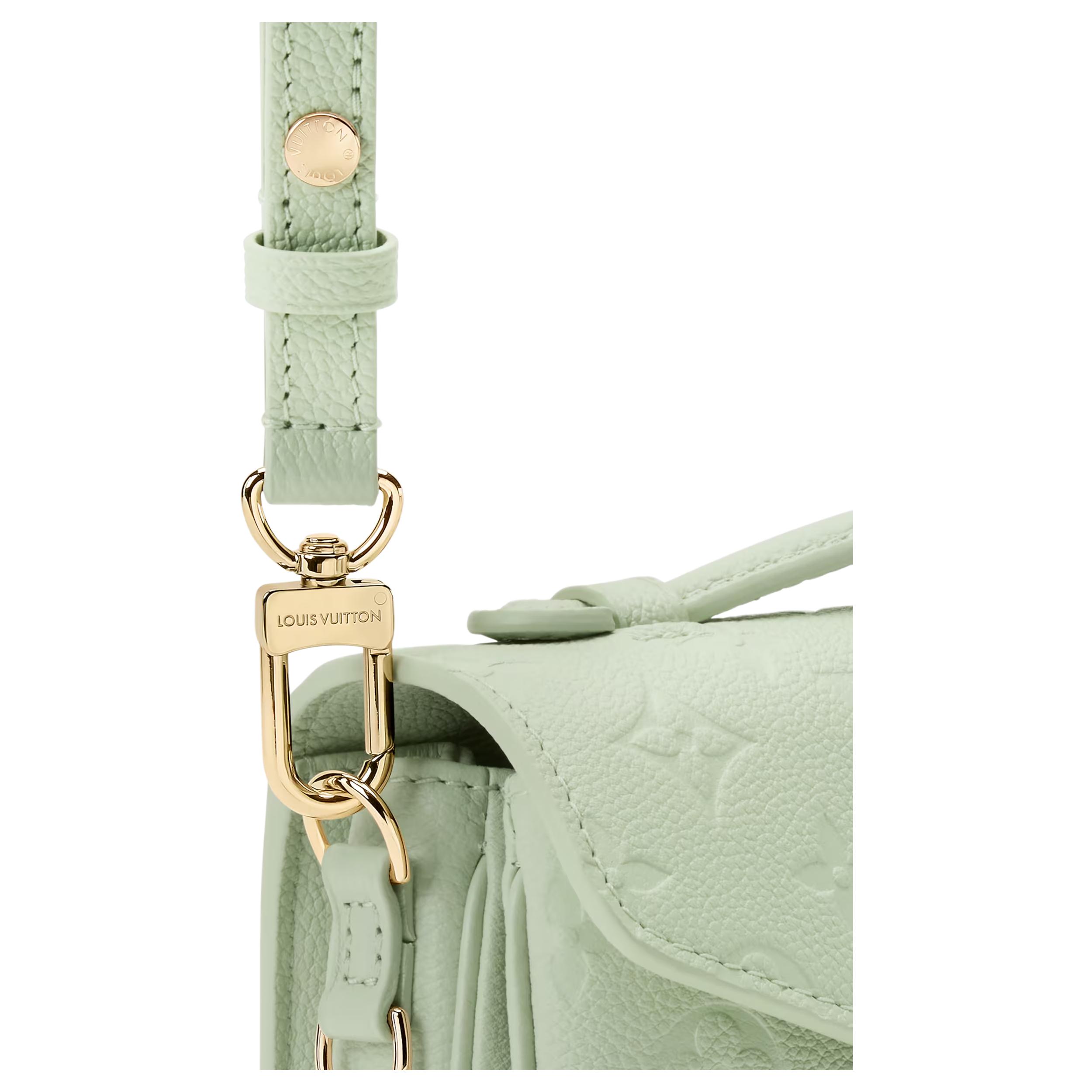 Женская сумка Louis Vuitton Pochette Metis East-West (мятный) — фото 5