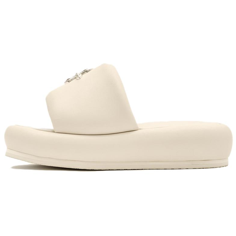 SMFK Compass Slide Slippers Women's Milk White