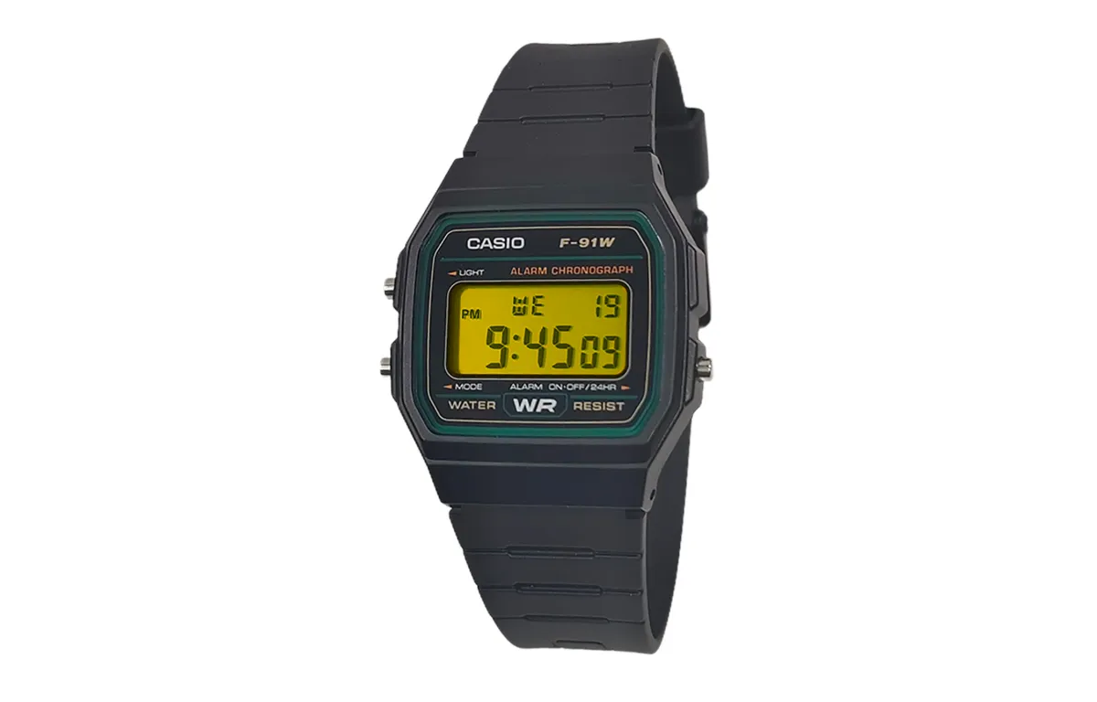 CASIO Custom Collection Quartz Movement Resin Strap Watch Men's Watches Black Dial