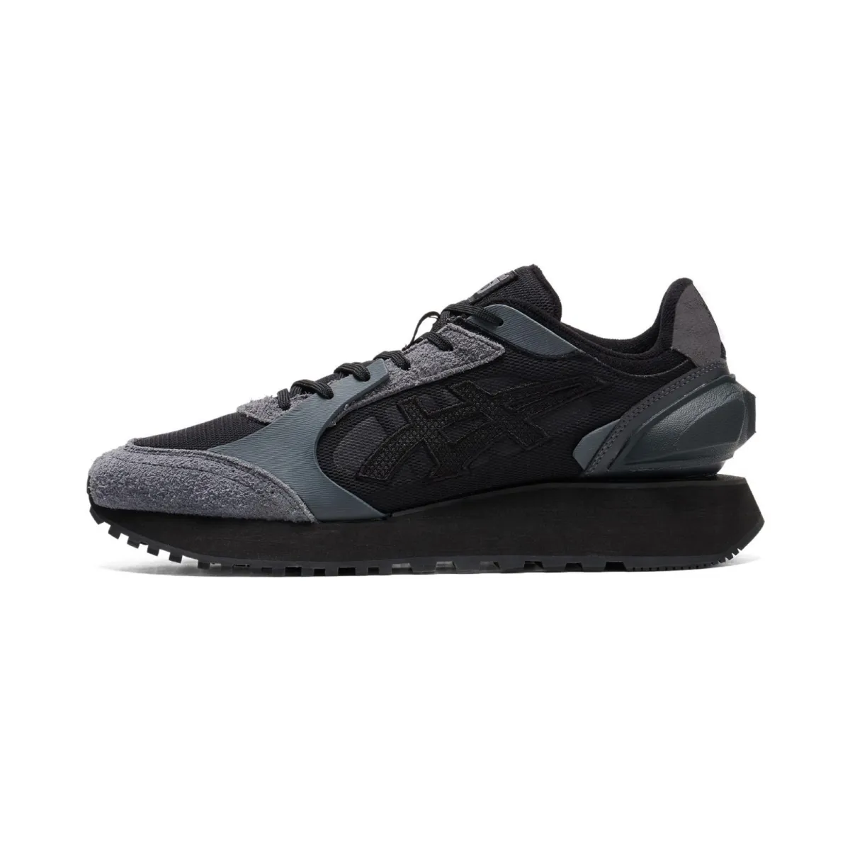 Onitsuka Tiger Moage Co Breathable Low top Casual Running Shoes Unisex Black Gray