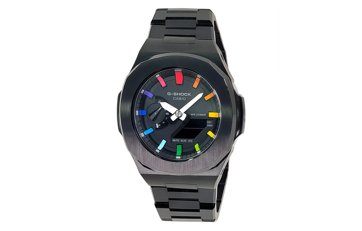 CASIO Men Liquid Crystal/Analog Dual Display Series Black Watch