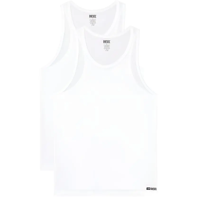 DIESEL Tank Top Men's 2 Pack White
