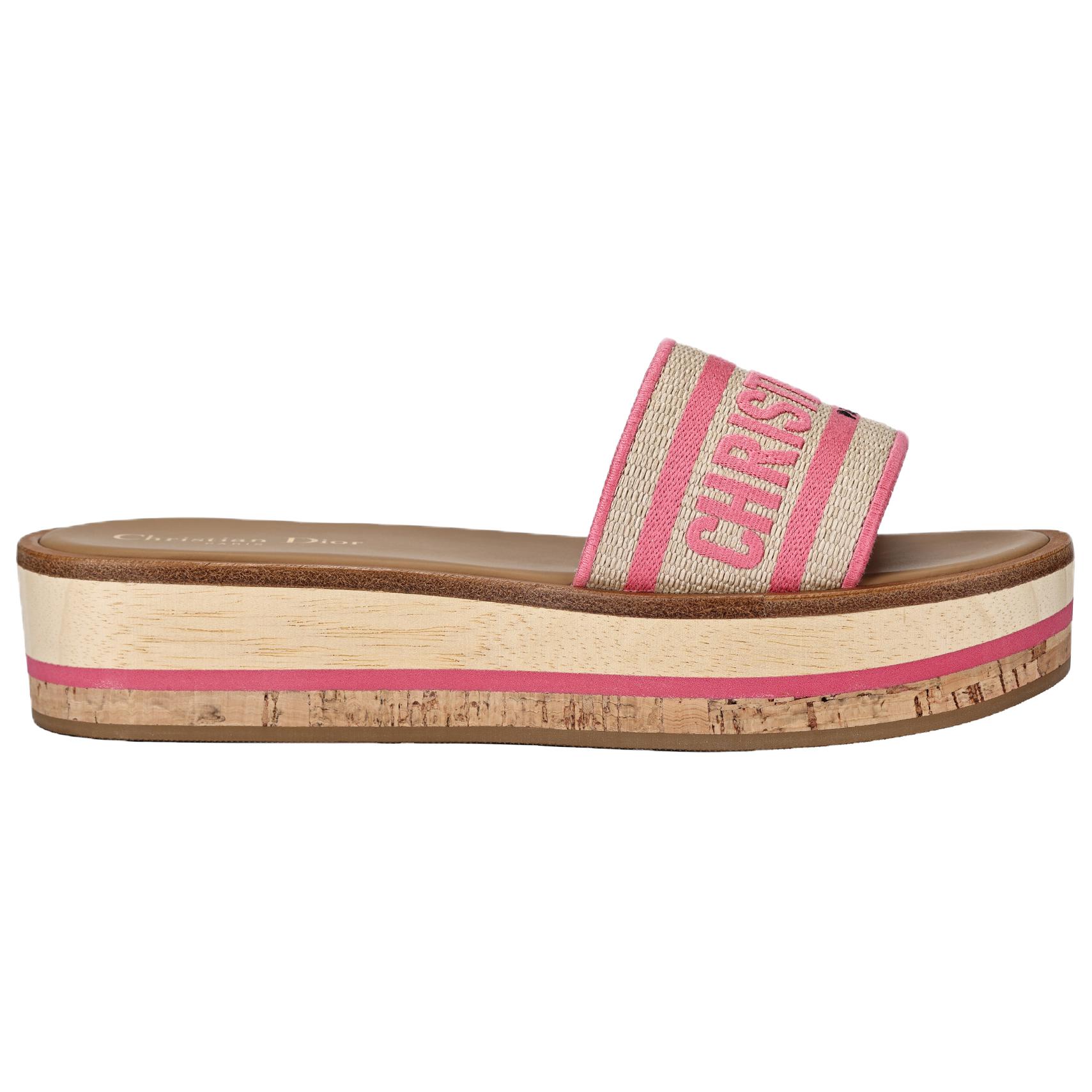 DIOR Dioriviera Slide Slippers Women's Pink