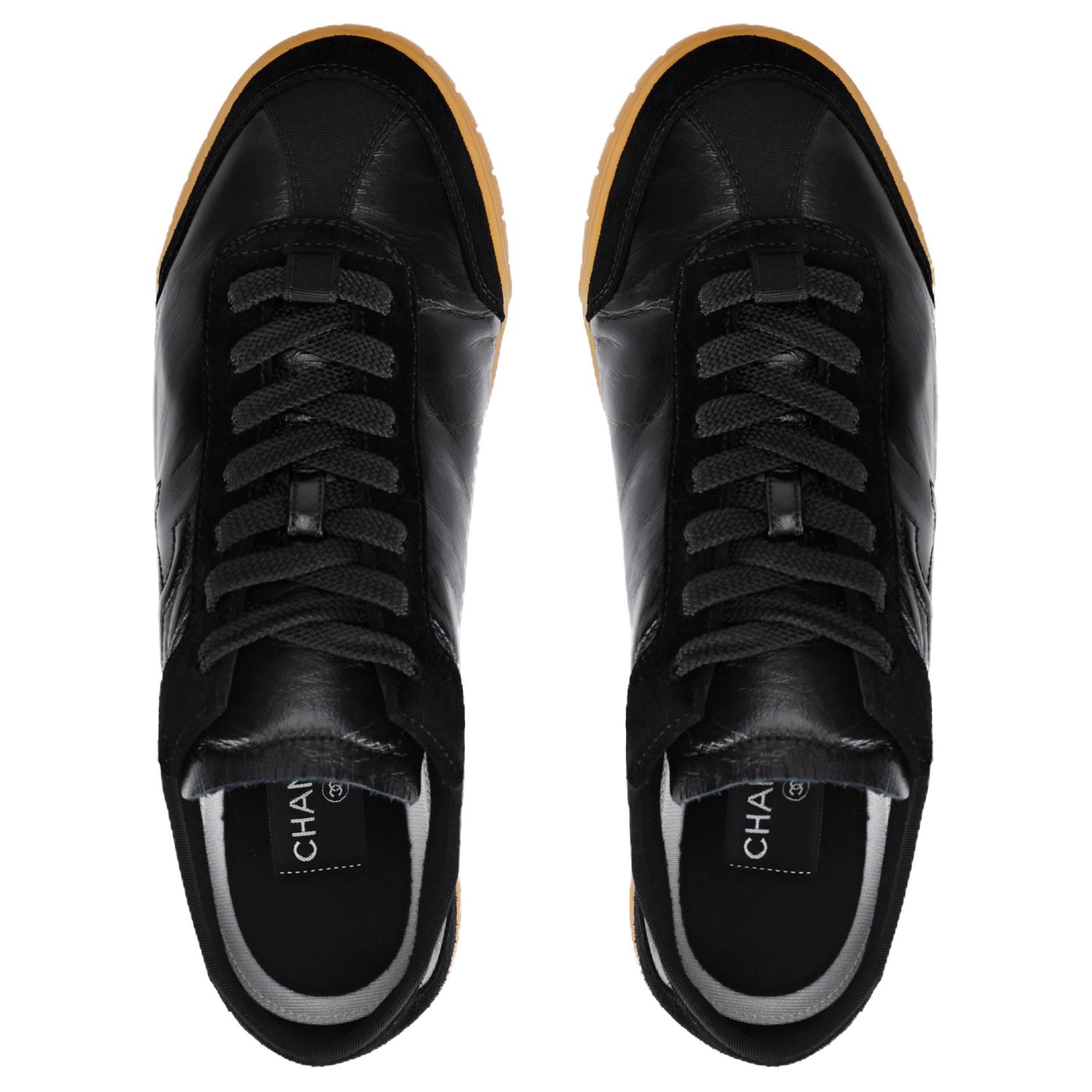 CHANEL 25A Premium DIY Workshop Low top Casual Shoes Women's Black
