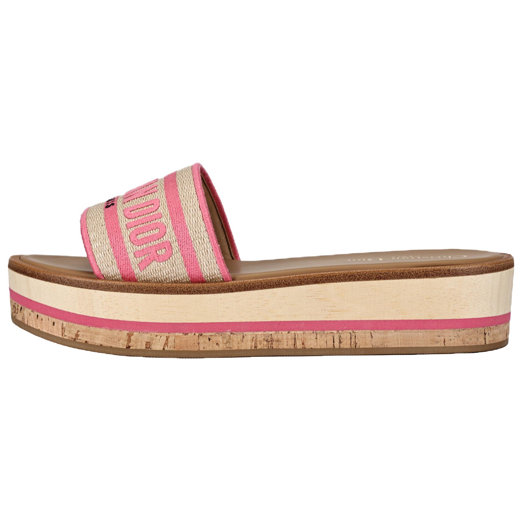 DIOR Dioriviera Slide Slippers Women's Pink