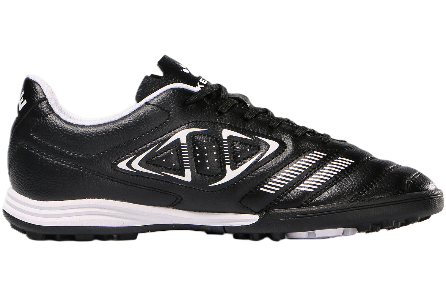 KELME Youth Training Collection TF Turf Artificial Turf Pu Soccer Shoes Unisex Black