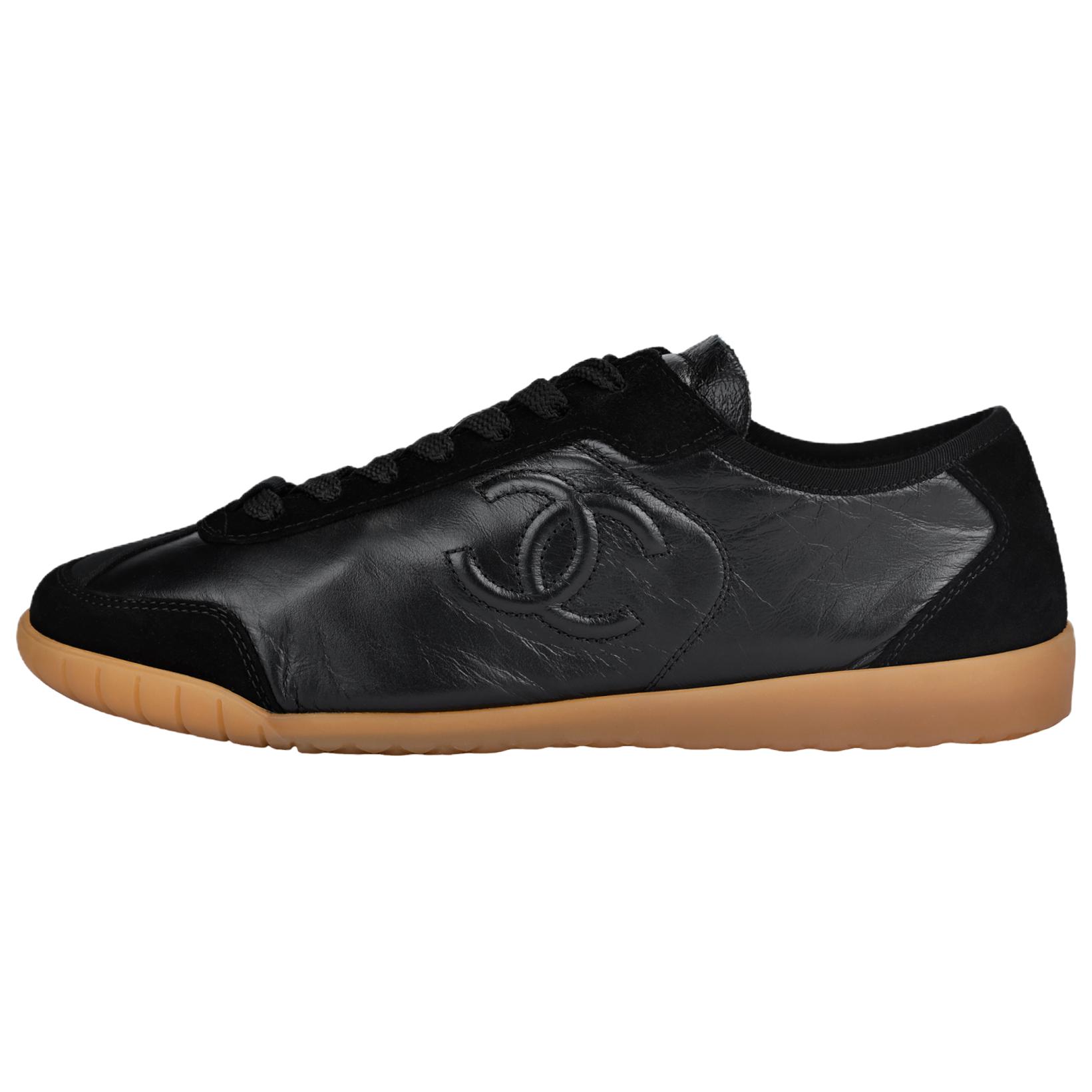 CHANEL 25A Premium DIY Workshop Low top Casual Shoes Women's Black
