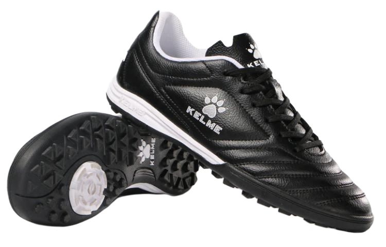 KELME Youth Training Collection TF Turf Artificial Turf Pu Soccer Shoes Unisex Black