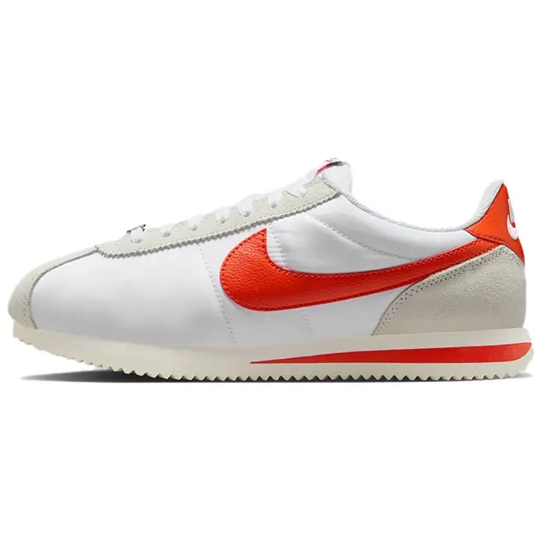 Nike Classic Cortes Running Shoes Women's White Red