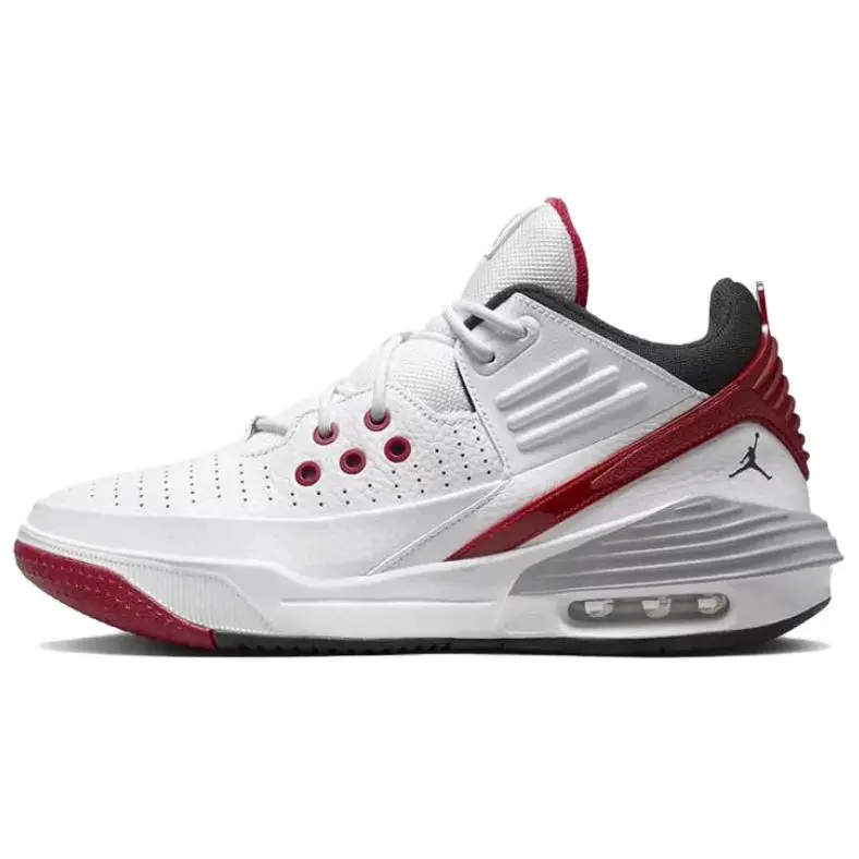 Jordan Max Aura 5 White Varsity Red