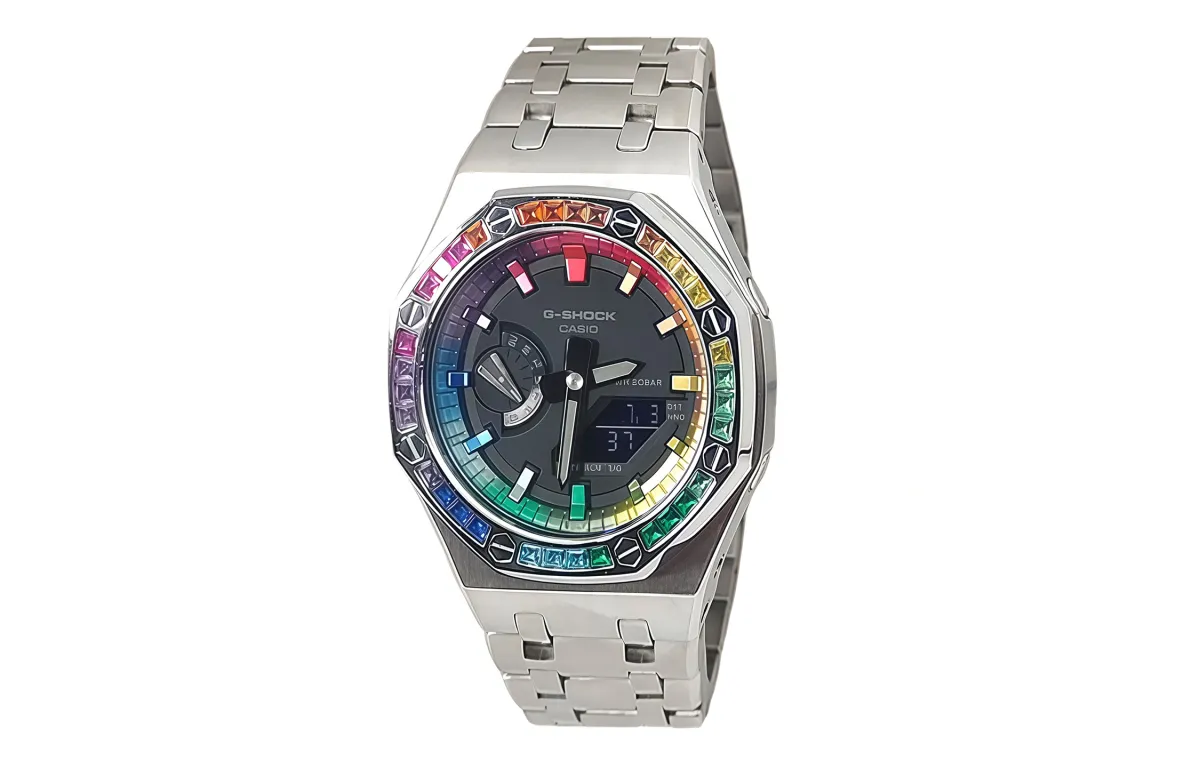 CASIO Unisex Liquid Crystal/Analog Dual Display Series 44mm Black Watch