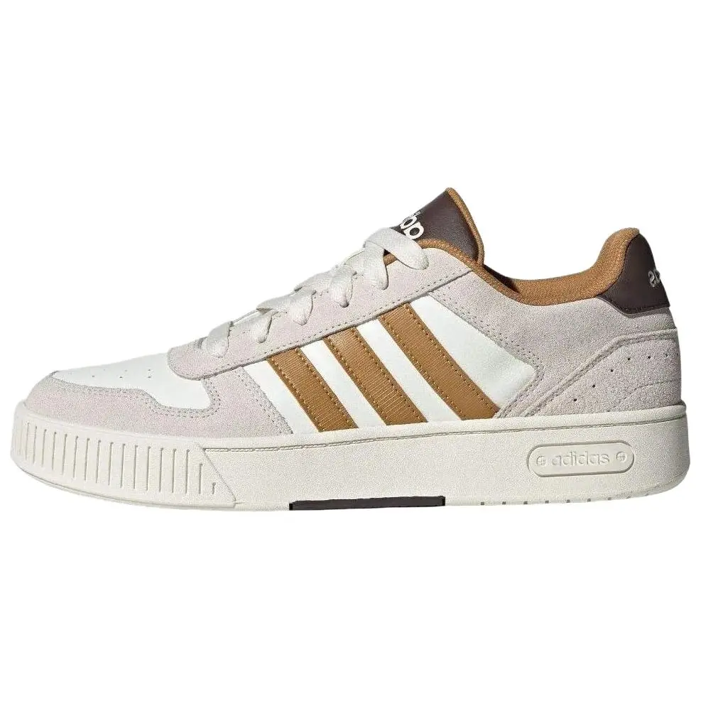 Adidas D PAD CLASSIC Slip Resistant Abrasion Resistant Low top Skateboard Shoes Unisex Beige Brown