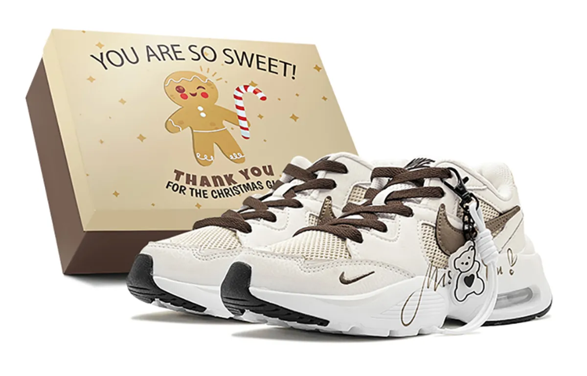 Nike Air Max Fusion Coffee Bear Cub Low top Casual Shoes Women's Brown White
