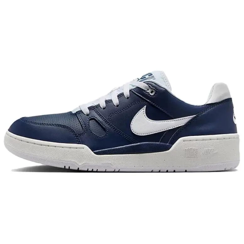 Nike Full Force Low top Skateboard Shoes Men's Blue White