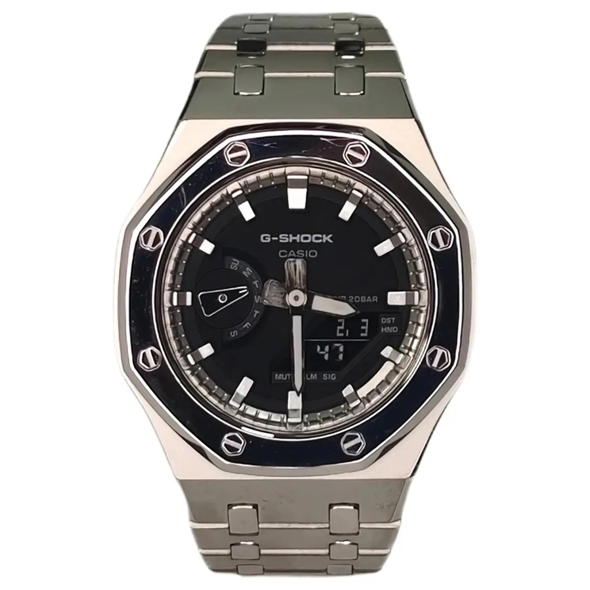 CASIO Men Liquid Crystal/Analog Dual Display Series Black Watch