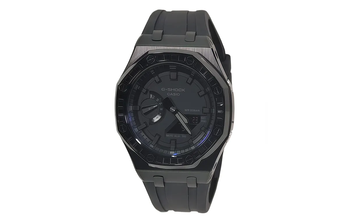 CASIO Unisex Liquid Crystal/Analog Dual Display Series 44mm Black Watch