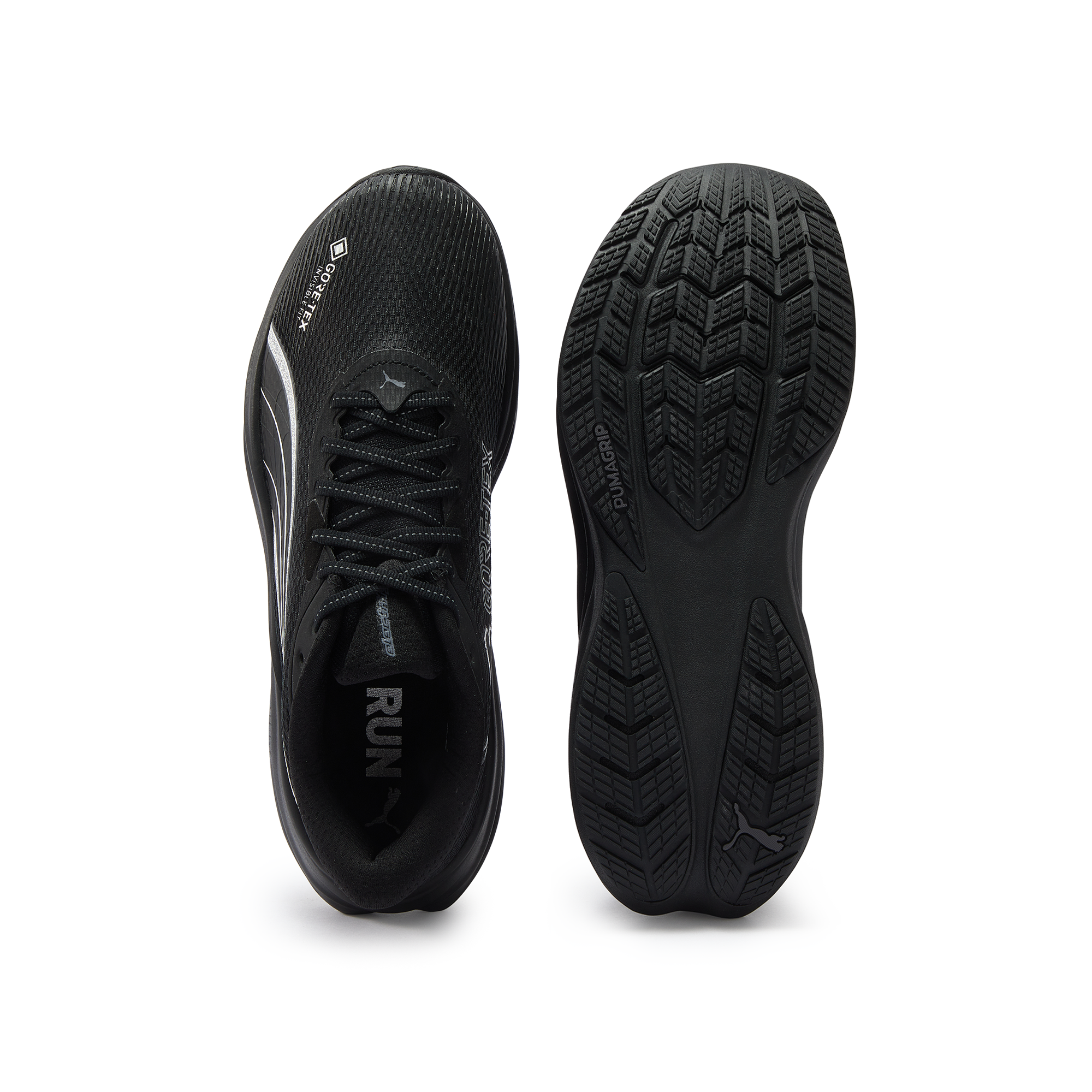 Кроссовки PUMA Electrify Nitro (черные) — Чёрный — фото 4