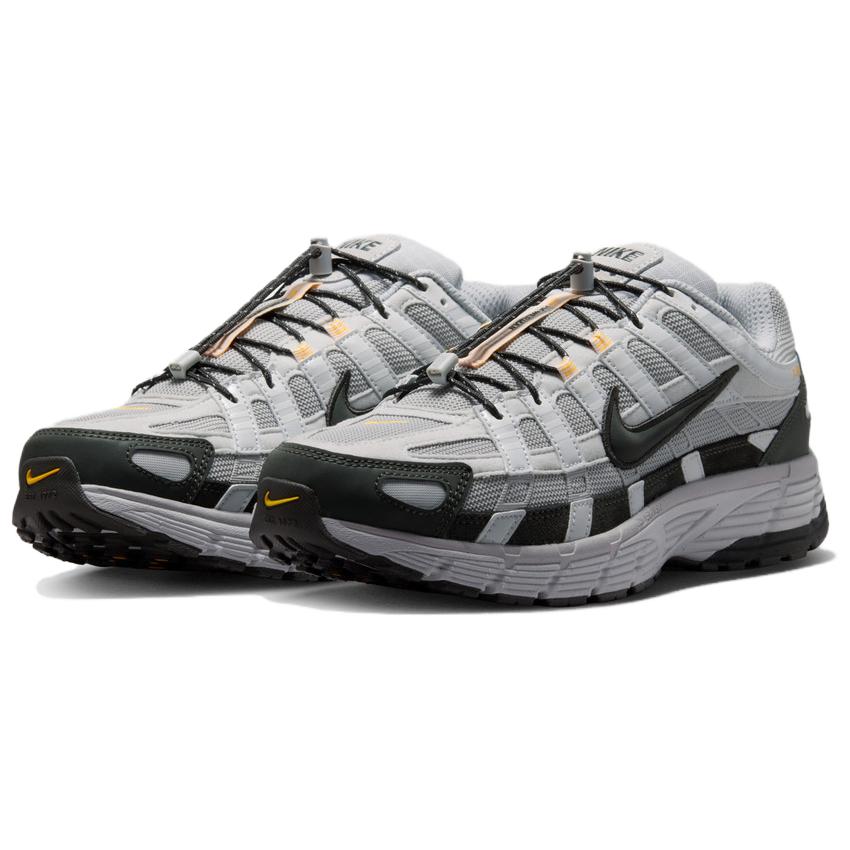 Кроссовки Nike P-6000 (серо-черные) — Серыйчёрный — фото 4