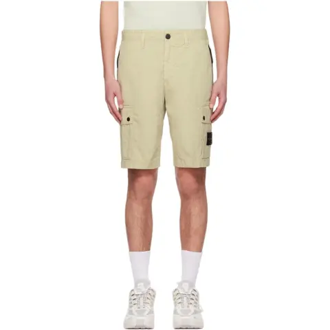 STONE ISLAND Casual Shorts Men's Green