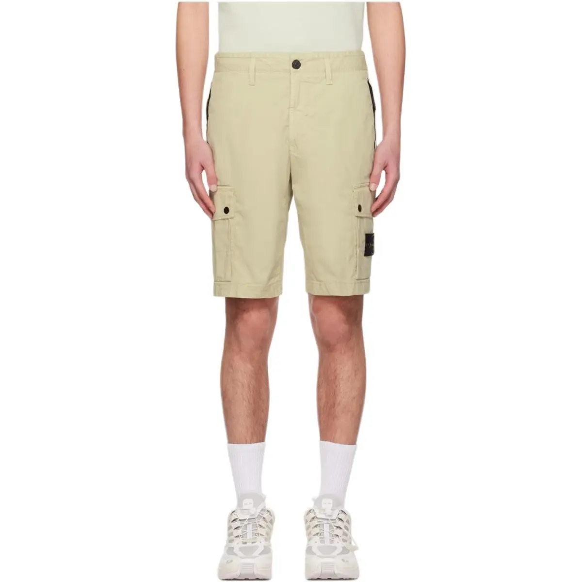 STONE ISLAND Casual Shorts Men's Green