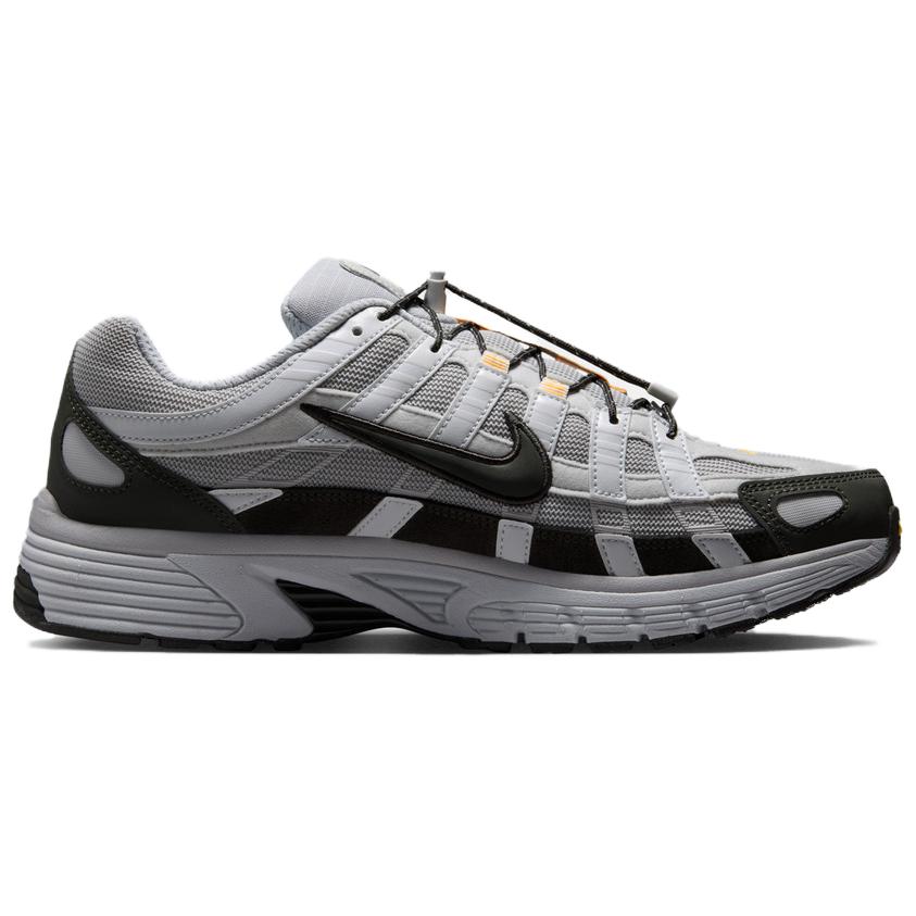 Кроссовки Nike P-6000 (серо-черные) — Серыйчёрный — фото 3
