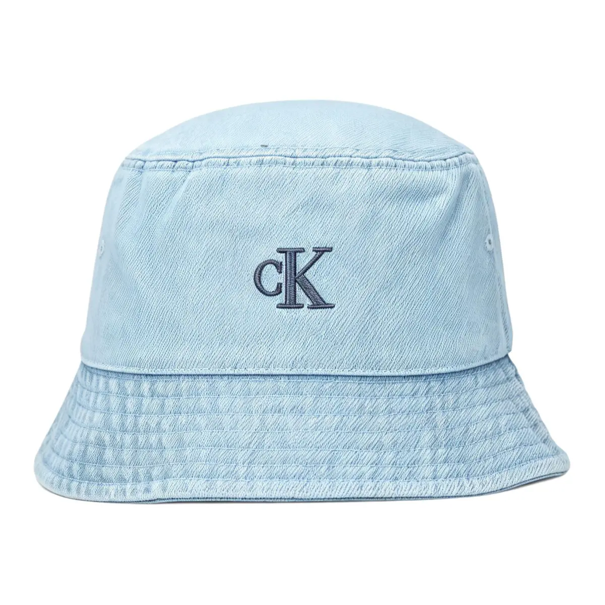 CALVIN KLEIN Cotton Bucket Hats Unisex Light Blue