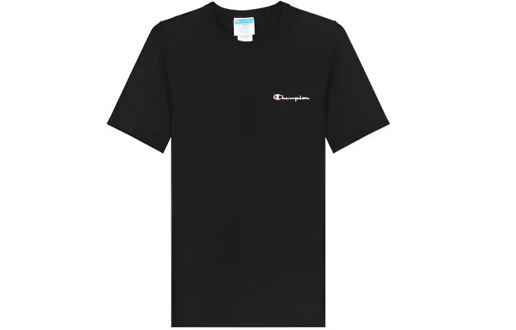 Champion T Shirt US Version Unisex Black
