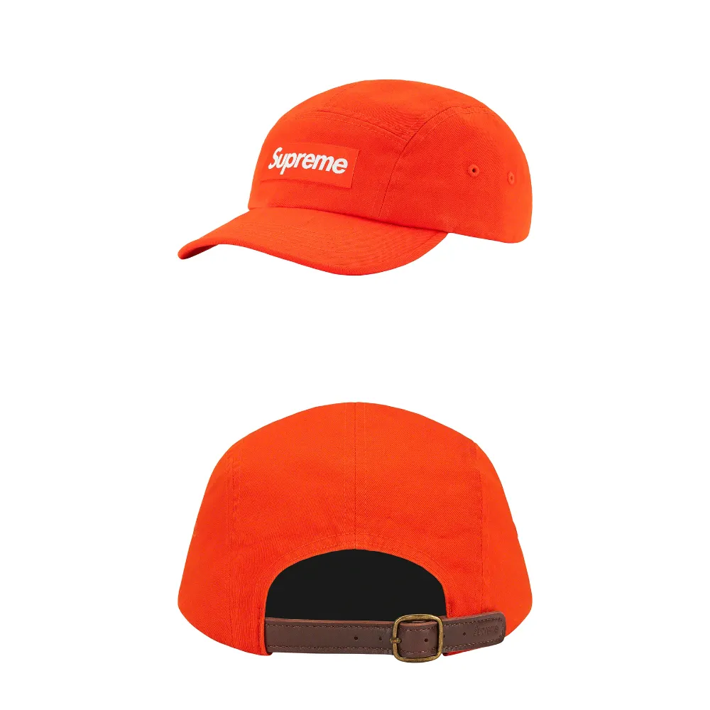 Supreme Washed Chino Twill Camp Cap FW22