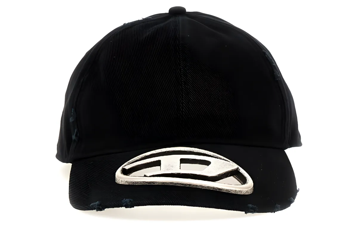 DIESEL C Beast A1 Oval D Plaque Distressed Baseball Cap