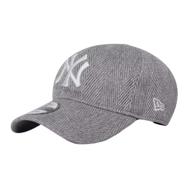 New Era Polyester, Wool Baseball Caps Unisex Gray