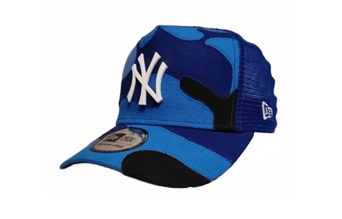 New Era Cotton Baseball Caps Unisex Blue
