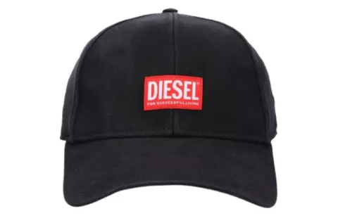 DIESEL Corry Jacq Wash Logo Patch Baseball Cap