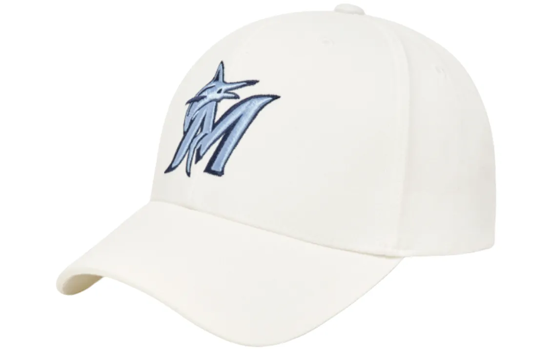 MLB Polyester Baseball Caps Unisex White