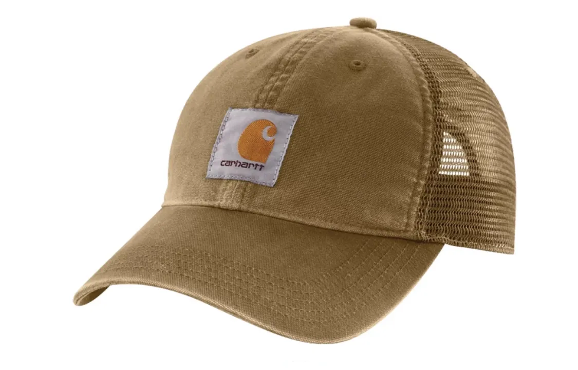 Carhartt Cotton Baseball Caps Unisex Yellow