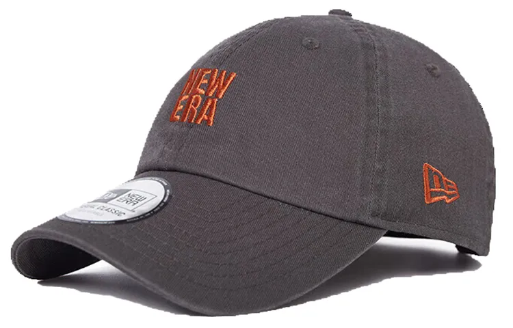 New Era Cotton Baseball Caps Unisex Dark Gray