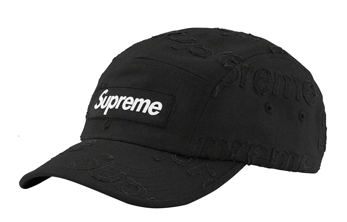 Supreme Lasered Twill Camp Cap