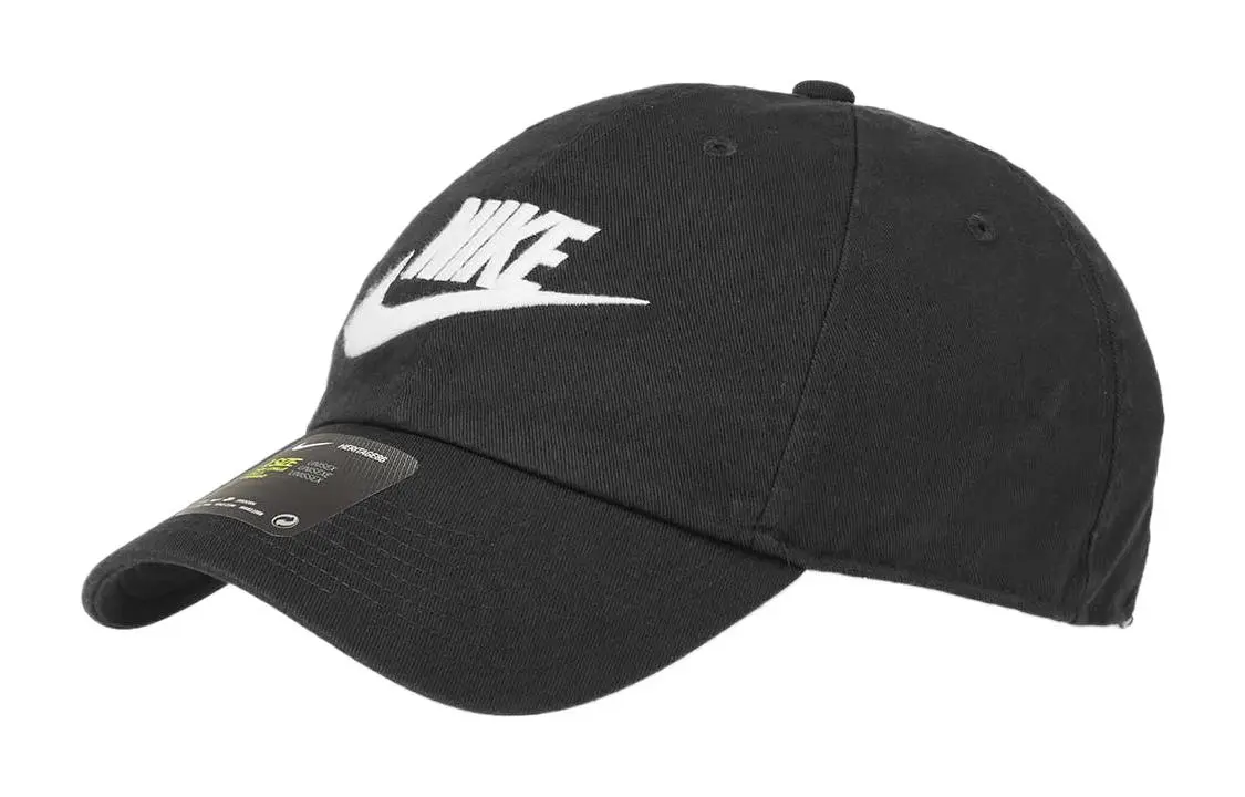 Nike Cotton Baseball Caps Unisex Black