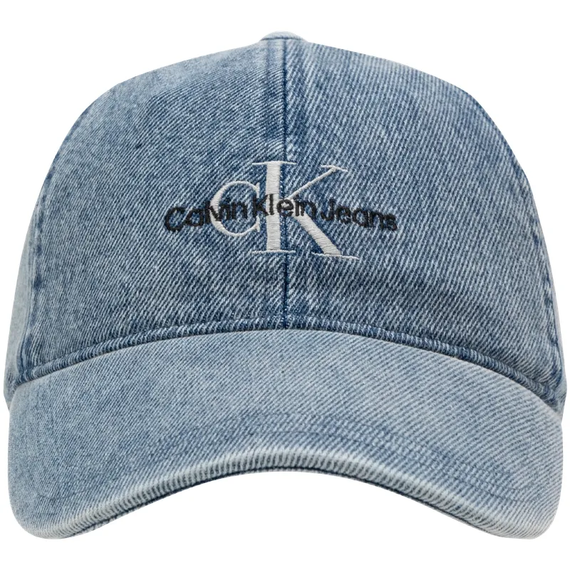 CALVIN KLEIN Cotton Baseball Caps Unisex Light Blue