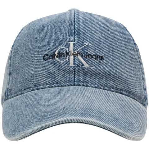 CALVIN KLEIN Cotton Baseball Caps Unisex Light Blue