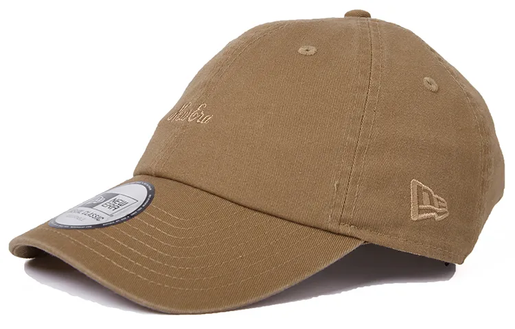New Era Cotton Baseball Caps Unisex Khaki
