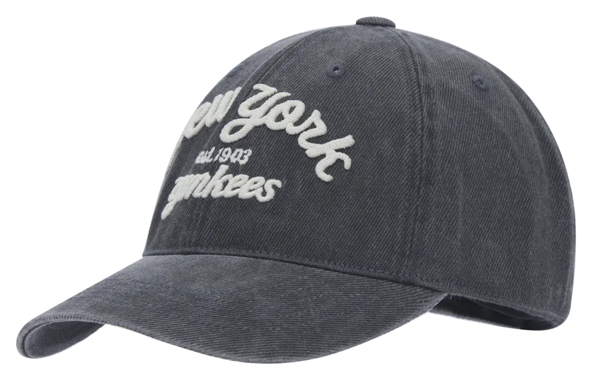 MLB Cotton Baseball Caps Unisex Gray