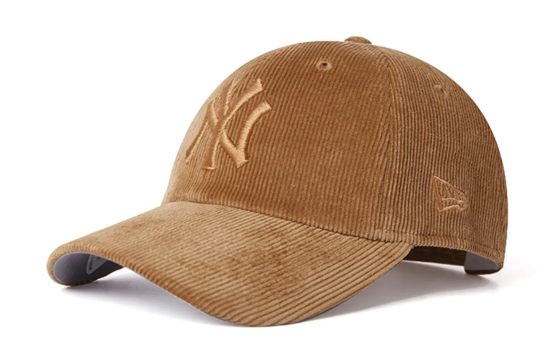 New Era Corduroy Baseball Caps Unisex Light Umber