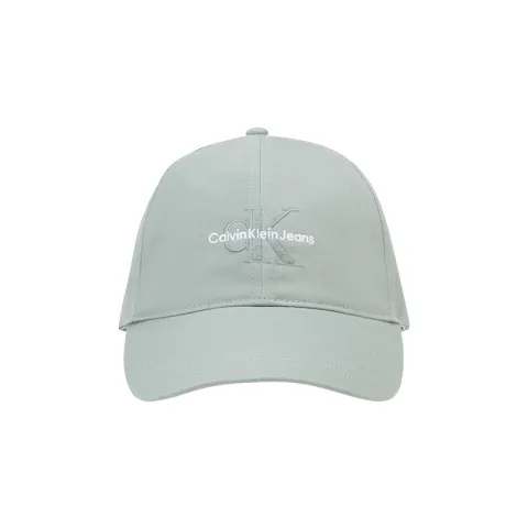 CALVIN KLEIN 100% Cotton Baseball Caps Men's Slate Gray