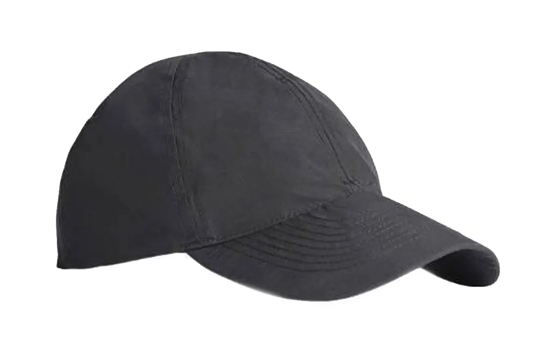 Balenciaga Letter Print Cotton Baseball Caps Women's Black