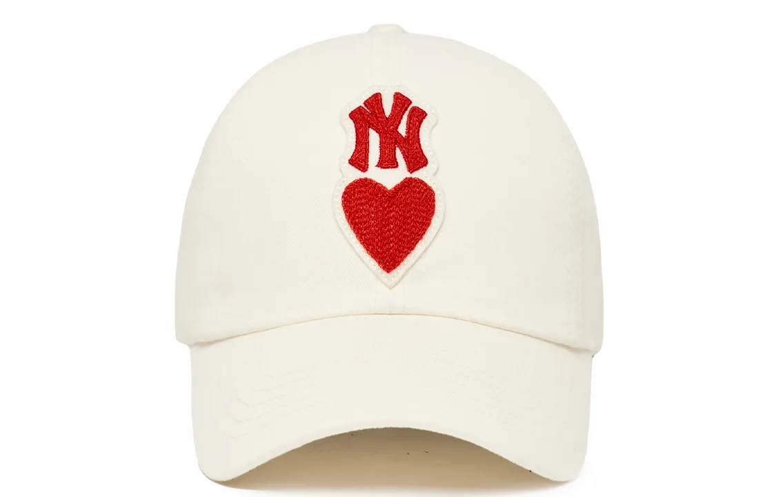 MLB Cotton Baseball Caps Unisex White