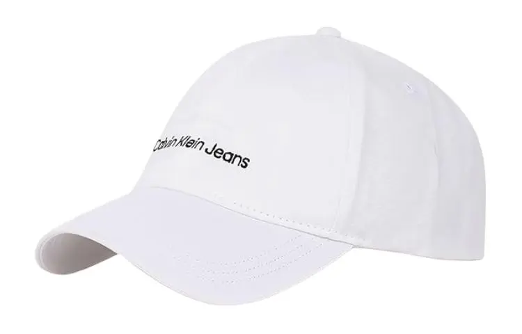 CK/Calvin Klein Cotton Baseball Caps Unisex White