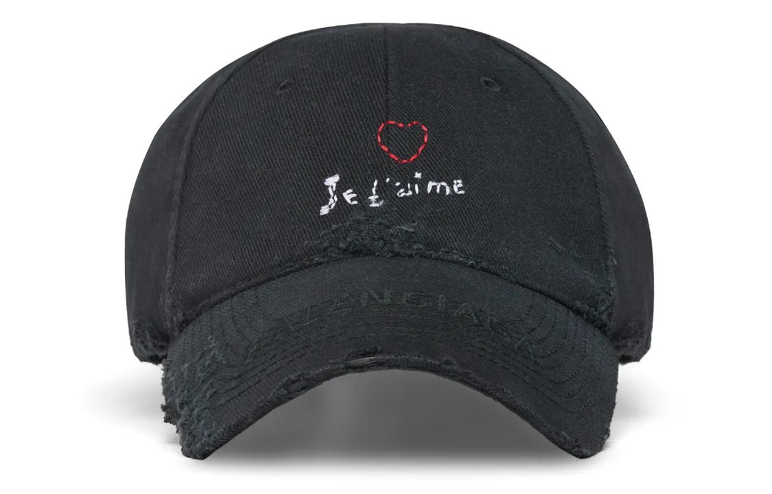 Balenciaga Baseball Caps Women's Black