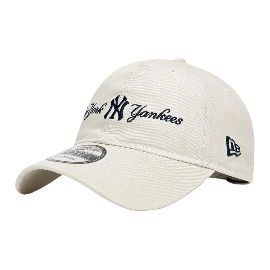 New Era Cotton Baseball Caps Unisex White