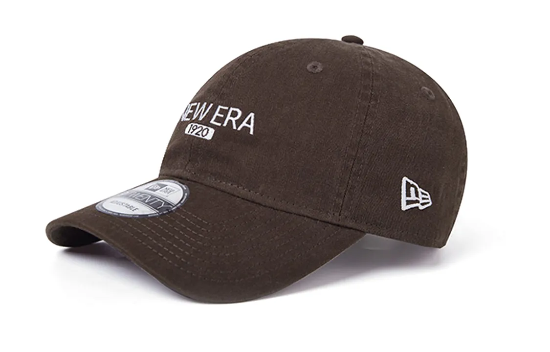 New Era Cotton Baseball Caps Unisex Brown