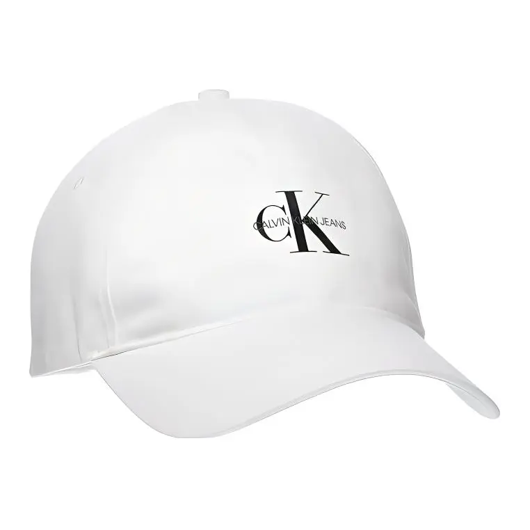 CALVIN KLEIN Cotton Baseball Caps Men's White